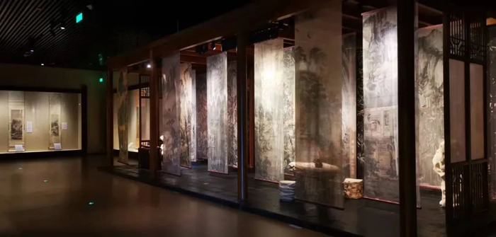 “江山如画——辽宁省博物馆藏中国古代立轴山水画展”展览现场