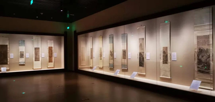 “江山如画——辽宁省博物馆藏中国古代立轴山水画展”展览现场