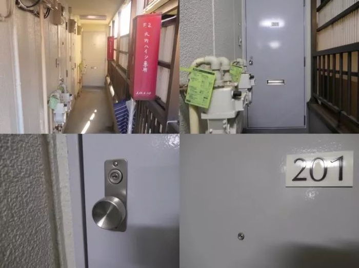 ▲江歌生前在日本租住的公寓。