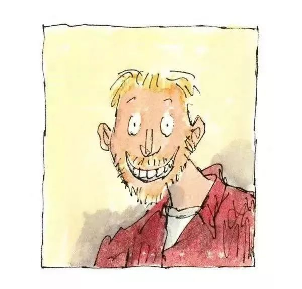 暖黄色背景的自画像