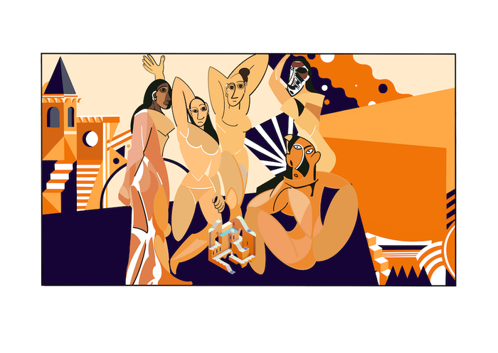 黄银燕第三周作业 变体后的《亚威农少女》