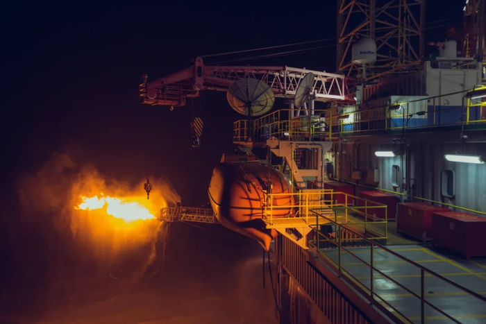 ▲落实增储上产“七年行动计划”，渤海油田加大勘探开发力度，渤中19-6、垦利6-1等多个亿吨级油气田被发现。