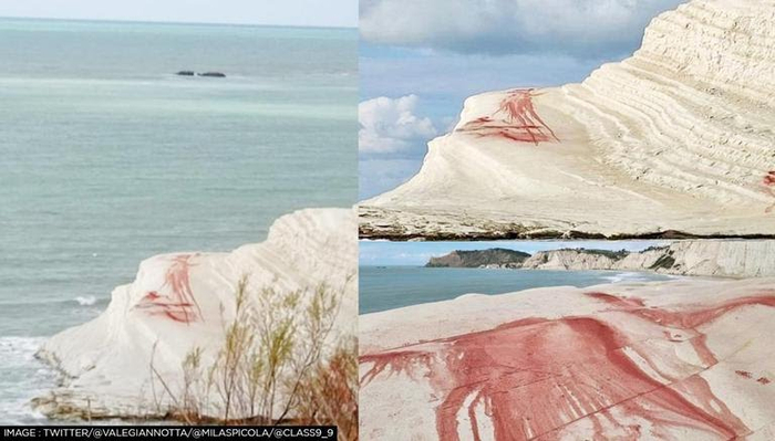 意大利西西里南岛的标志景点之一——土耳其阶梯遭到人为破坏 