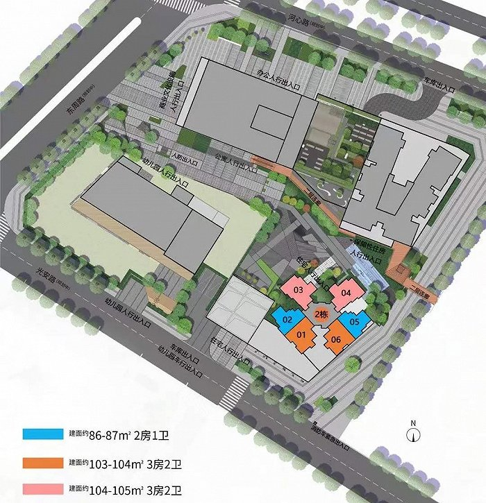 五期平面图 图片来源：项目官方