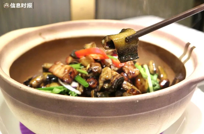 新泰乐巧手黄鳝煲。信息时报记者 徐敏 摄