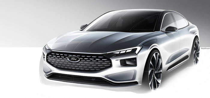 新一代福特蒙迪欧渲染图