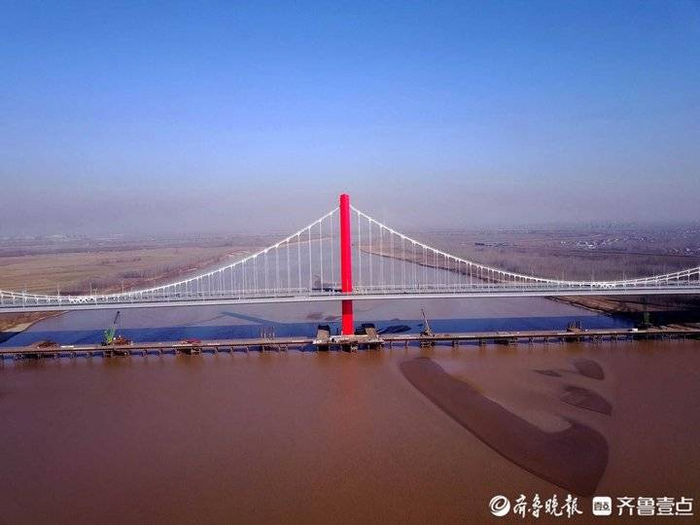 明天就通车济南黄河凤凰大桥全景图来了