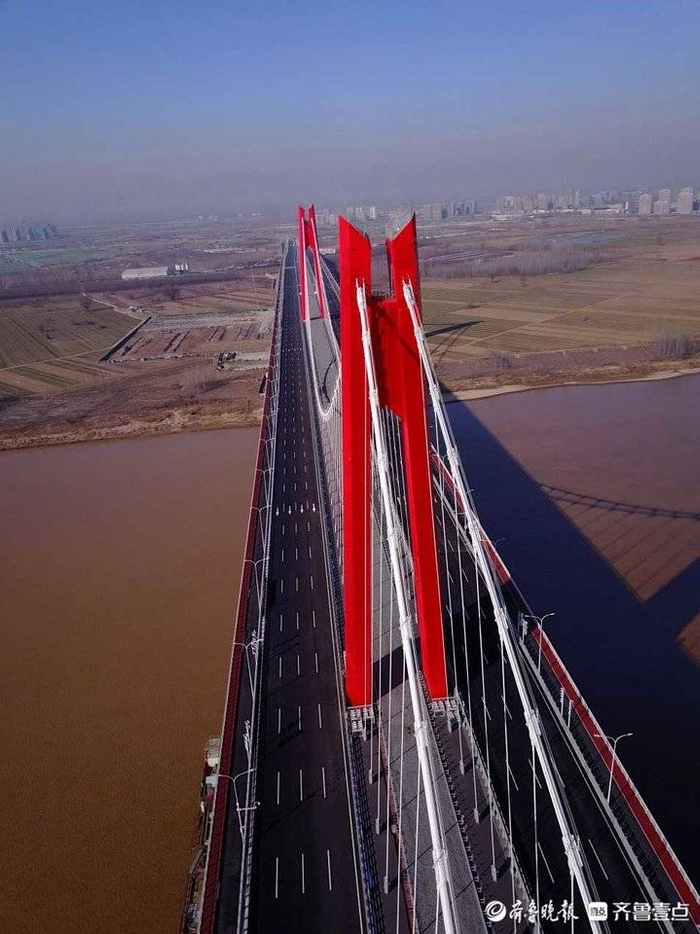 明天就通车济南黄河凤凰大桥全景图来了