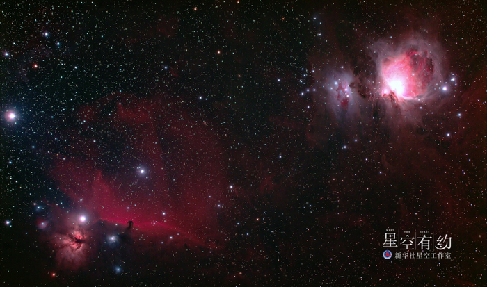 　　天津市天文爱好者杨晓文2011年2月拍摄的猎户座大星云照片。（本人供图）