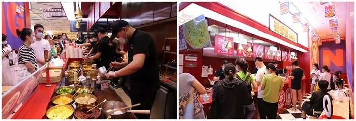 研卤堂门店实景：热卤鲜做，有堂食区|图片来源：研卤堂品牌官方