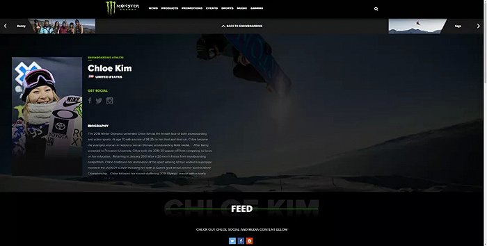 魔爪官网 克洛伊·金介绍页