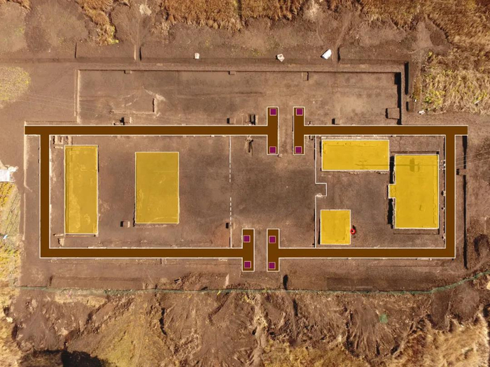 太子城遗址西院落。太子城遗址考古队供图