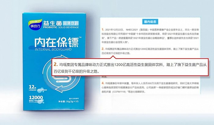 功能食品圈发布的<益生菌热点十二月汇>