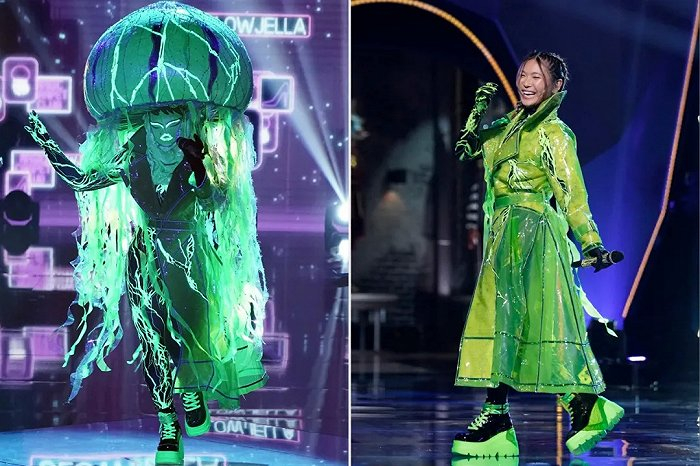 克洛伊·金在《蒙面歌手》第四季上的别致造型