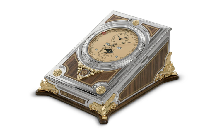 百达翡丽“Only Watch”系列座钟（COMPLICATED DESK CLOCK）&nbsp;图片来源：百达翡丽