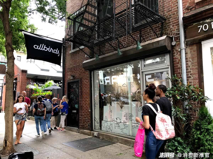 DTC品牌Allbirds在SOHO的店面 图片来源：thesavvybackpacker