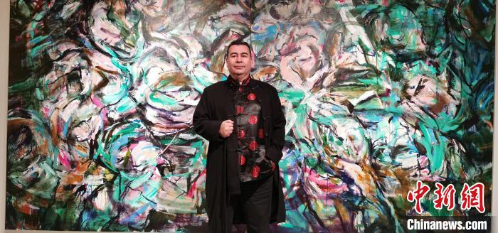 来自土耳其的阿拉丁是一位中国武术爱好者。　阿拉丁供图