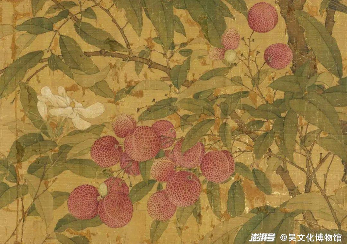 宋 宋徽宗《写生翎毛图》局部，大英博物馆藏