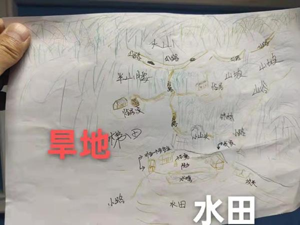 凭记忆画出的地图