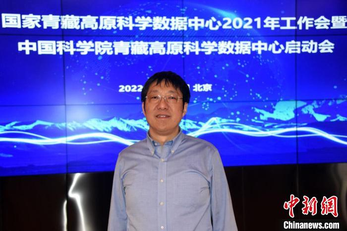 国家青藏高原科学数据中心主任、中科院青藏高原科学数据中心主任李新研究员在会场。　中新社记者  孙自法 摄