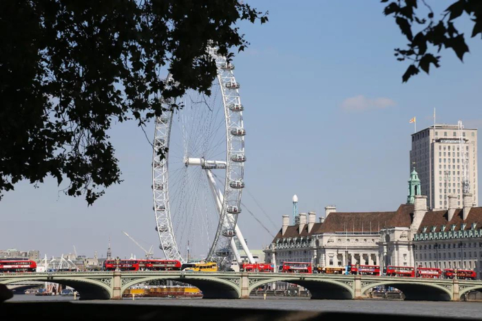 泰晤士河畔，伦敦眼（摄影：赵鹏）