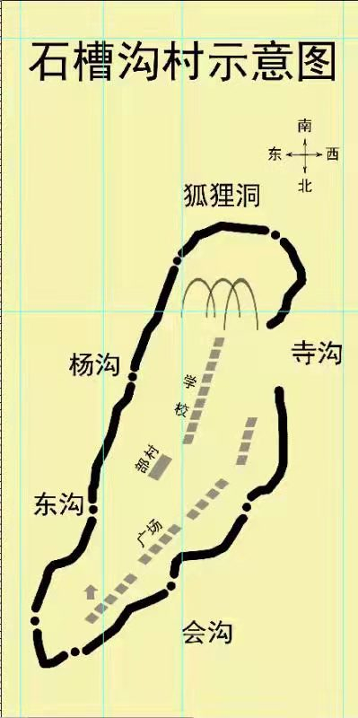 石槽沟村示意图 受访者 供图&nbsp;
