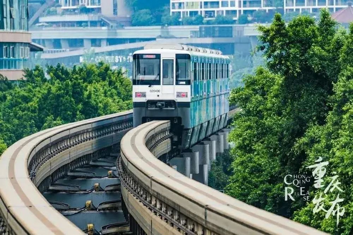 轨道交通2号线（资料图） 邹乐 摄