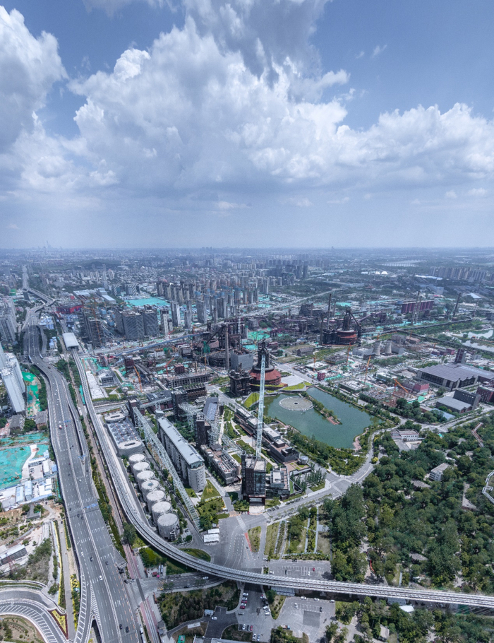 园区东向大鸟瞰©王栋