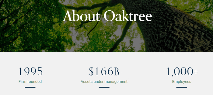 橡树资本官网截图