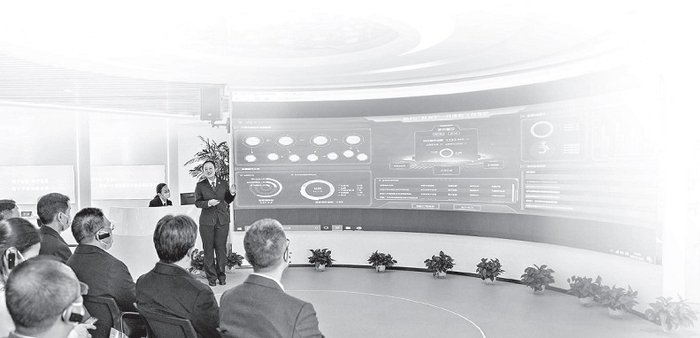 　　义乌:演示知识产权保护“行刑衔接闭环管理”跨应用场景平台运行情况。