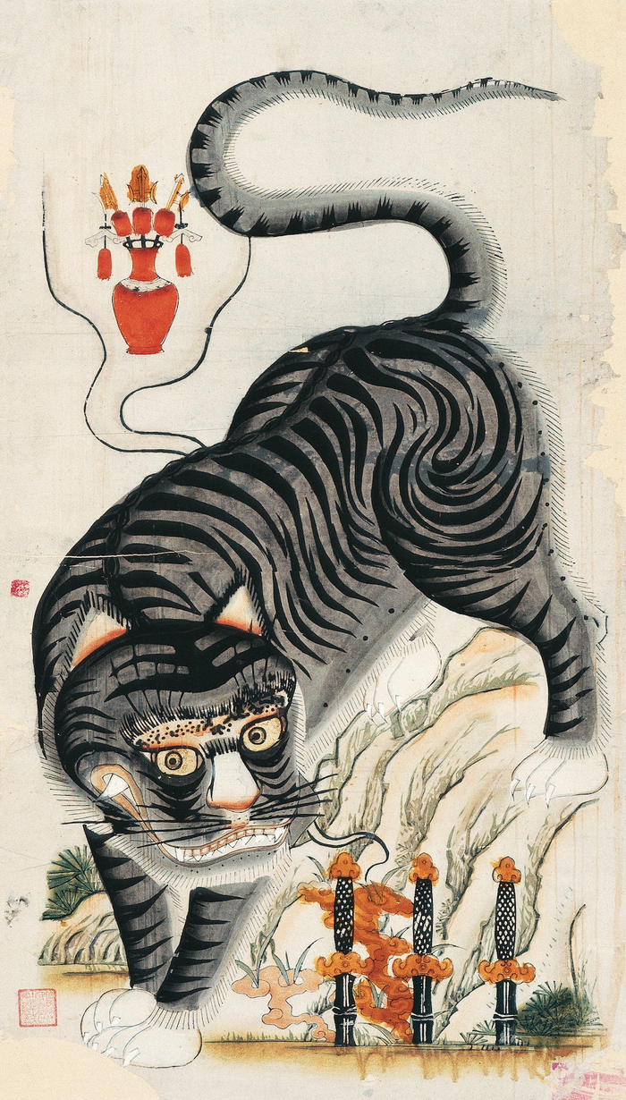 镇宅神虎 天津杨柳青