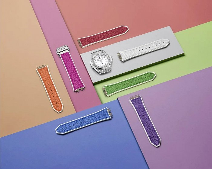 上图：宇舶表 BIG BANG“一键式”腕表