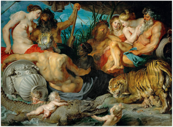 鲁本斯《四大洲的寓言》1612-1614