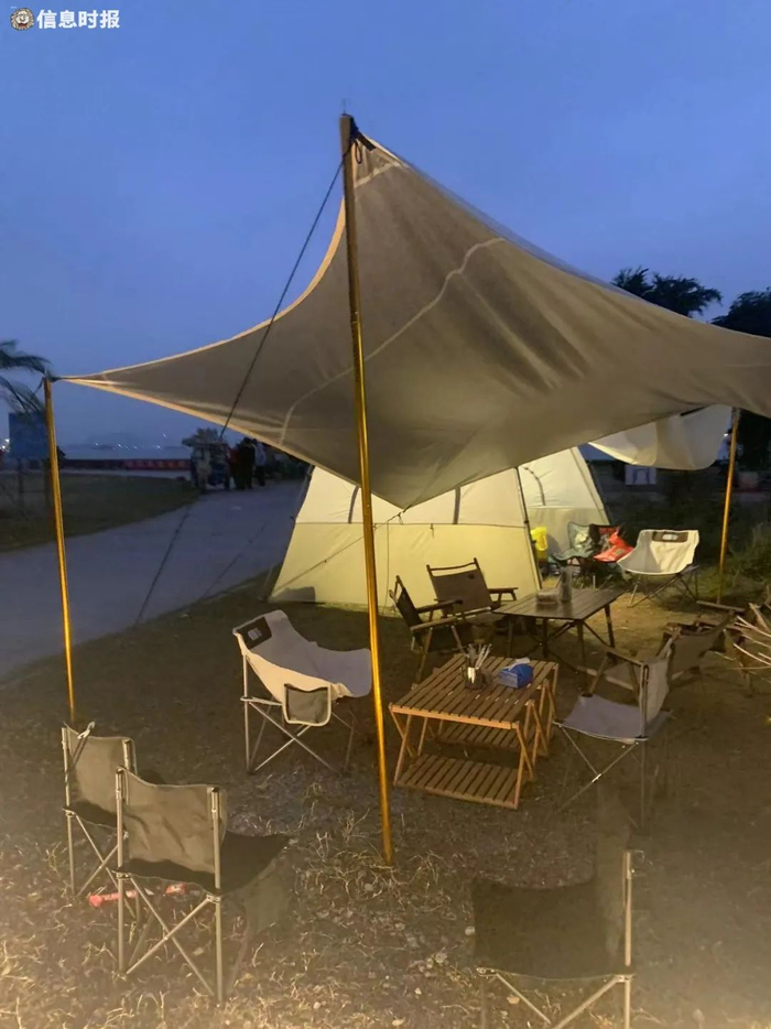 海鸥岛露营。信息时报记者 叶佳茵 摄