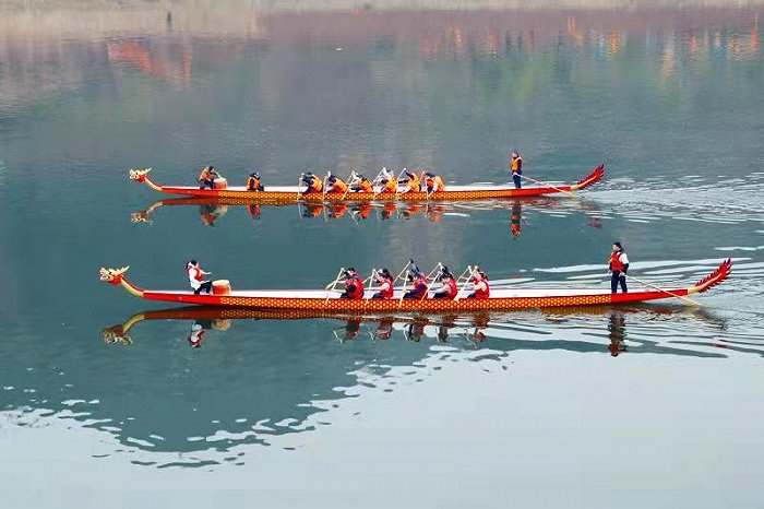 龙舟比赛 图片来源：巴中恩阳区融媒体中心