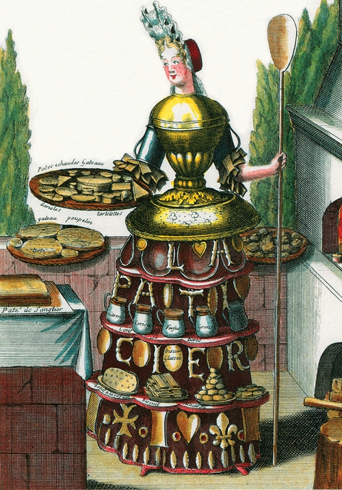 尼古拉·德·拉默森，《女糕饼师傅》，雕刻版画，17世纪末，法国国家图书馆