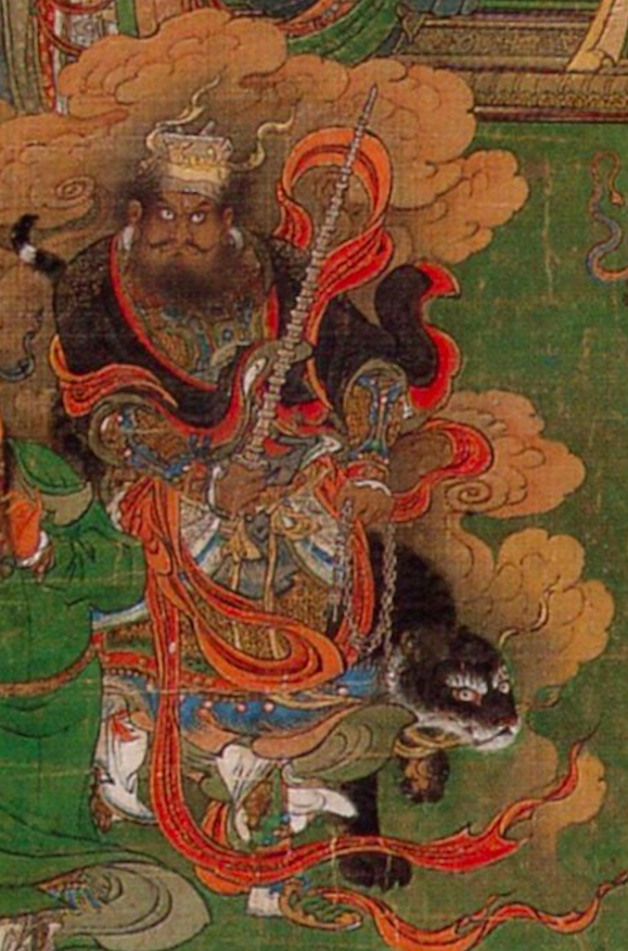 图3 明代道教水陆画《天帝图》中的赵元帅