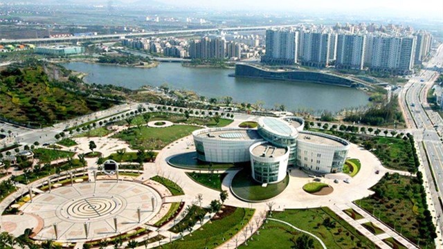 蝴蝶形状的青浦博物馆 图片来源：青浦博物馆