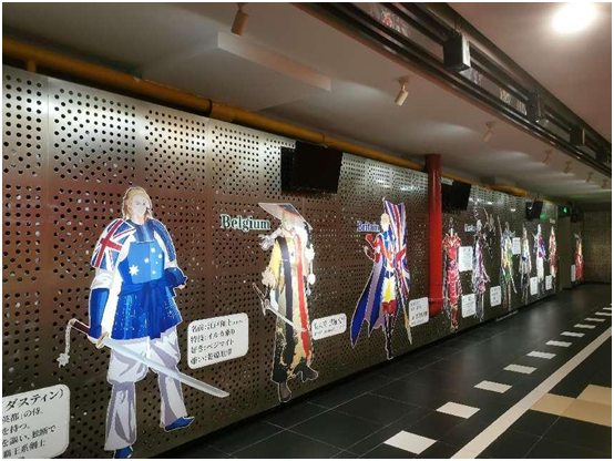 （上海158 found的B1层酒吧一条街，“二次元”风味浓厚）