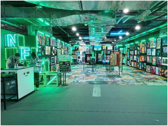 （“上海IM Meta沉浸式元宇宙艺术科技展”全景）