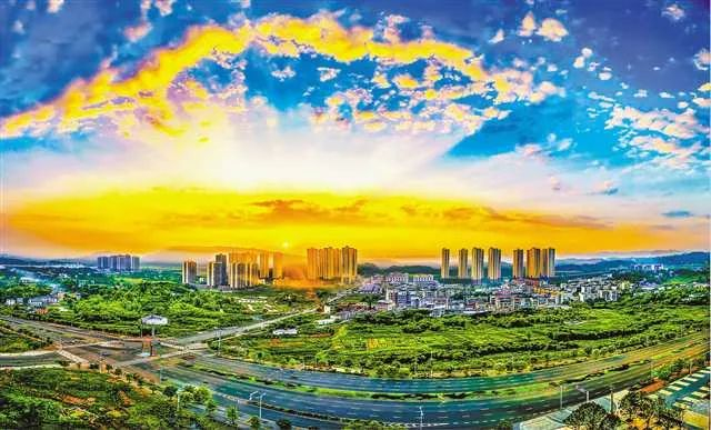 重庆高新区金凤镇风光  重庆高新区供图