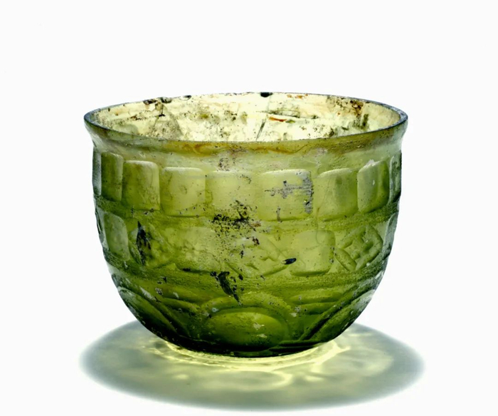 磨花纹碗，伊朗，伊斯兰时期，公元7-8世纪