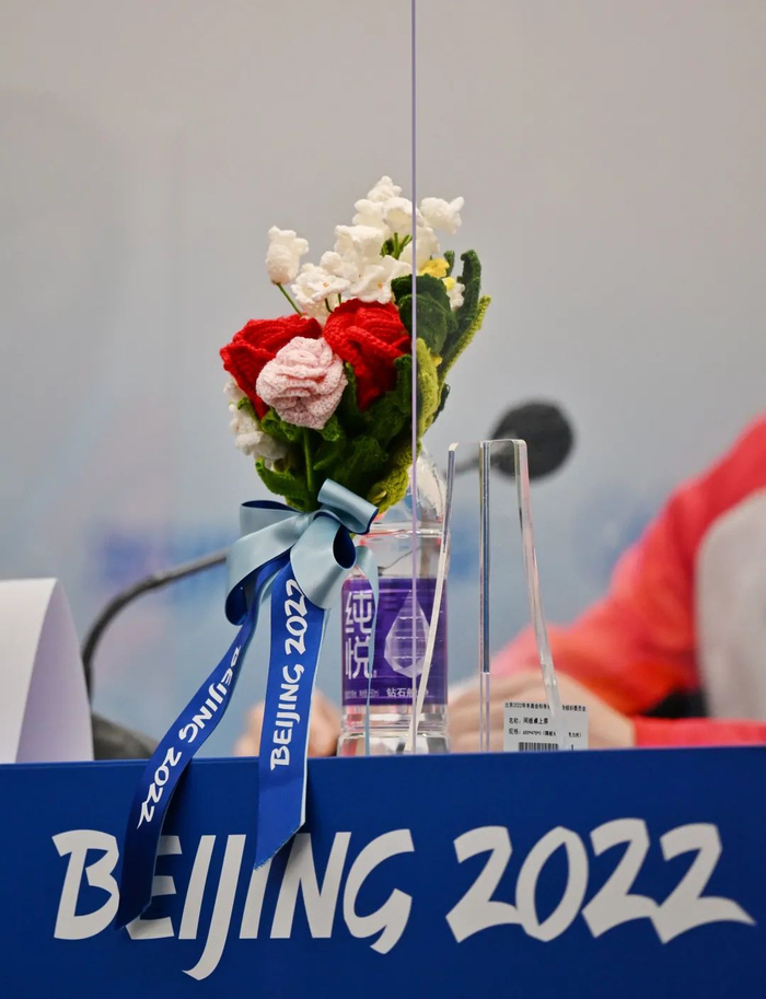 ▲颁奖花束。新京报记者 陶冉&nbsp;摄