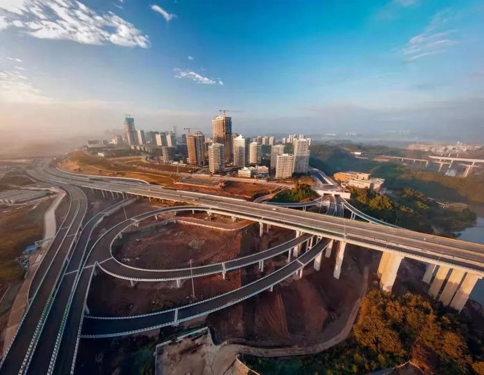 仙桃数据谷立交 图：市住房城乡建委