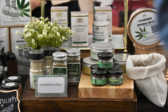 泰国市场上含有大麻的产品