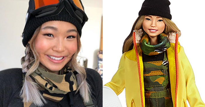 芭比娃娃都是克洛伊·金的造型。