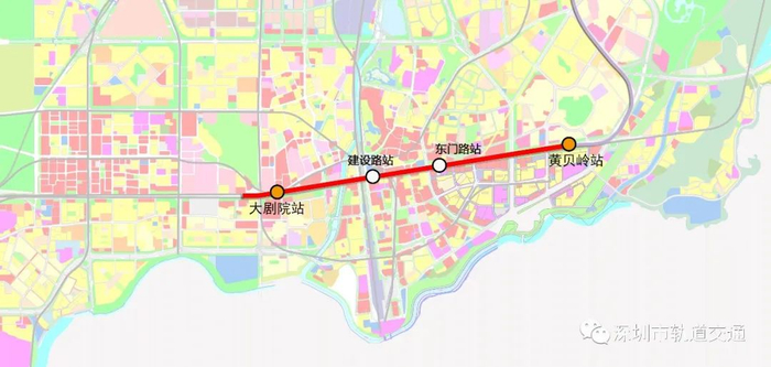 5号线西延线路示意图（站名以实际建成为准）
