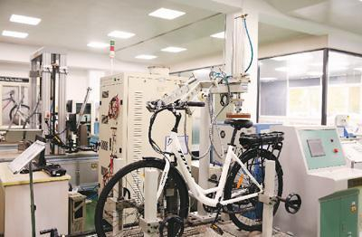 金轮集团旗下自主品牌“图腾”自行车。受访企业供图