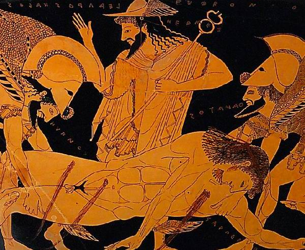 萨尔珀冬陶瓶细部