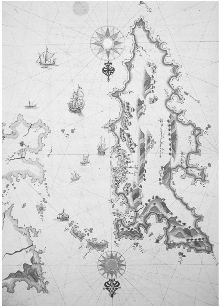 奥斯曼人的希俄斯岛地图